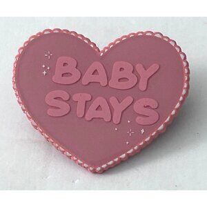 K Pop Stray Kids Pink Heart Baby Stays Enamel Lapel Pin